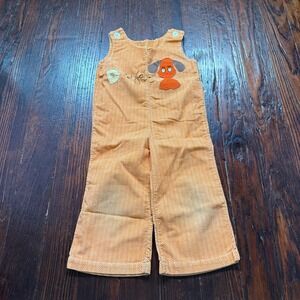 True Vintage Overalls Boy Clothing Lot Toddler Baby 70s Infant D is for Dog